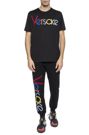 Logo-embroidered t-shirt, zdjęcie 2 Logo-embroidered t-shirt od Versace